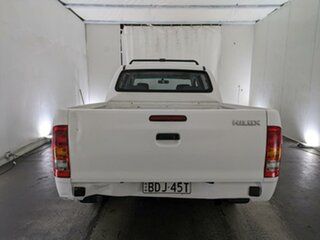 2005 Toyota Hilux TGN16R MY05 Workmate 4x2 White 5 Speed Manual Utility