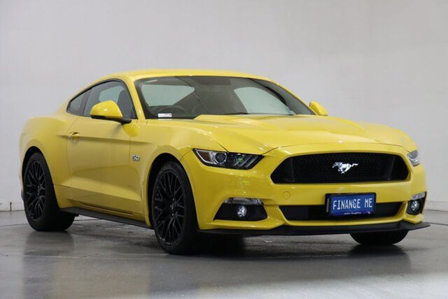 Used Ford Mustang FM 2017MY GT Fastback SelectShift Victoria Park, 2017 Ford Mustang FM 2017MY GT Fastback SelectShift Yellow 6 Speed Sports Automatic FASTBACK - COUPE