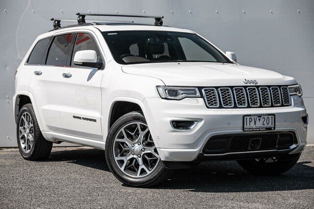 Pre-Owned Jeep Grand Cherokee WK MY20 Overland Keysborough, 2020 Jeep Grand Cherokee WK MY20 Overland White 8 Speed Sports Automatic Wagon