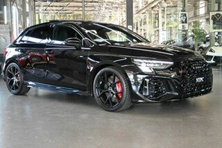 2024 Audi RS 3 8Y GY MY24 Sportback S Tronic Quattro Black 7 Speed Sports Automatic Dual Clutch