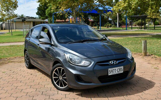 Used Hyundai Accent RB Active Ingle Farm, 2012 Hyundai Accent RB Active Grey 5 Speed Manual Hatchback