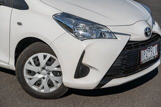 2019 Toyota Yaris NCP130R MY18 Ascent Glacier White 4 Speed Automatic Hatchback.