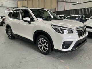 2020 Subaru Forester MY21 2.5I (AWD) White Continuous Variable Wagon.