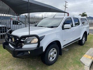 2018 Holden Colorado RG MY18 LS (4x4) White 6 Speed Automatic Crew Cab Pickup.