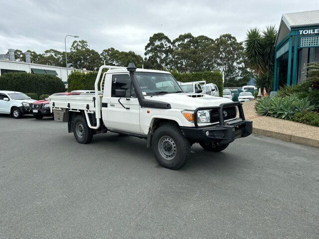 Used Toyota Landcruiser VDJ79R Workmate Acacia Ridge, 2018 Toyota Landcruiser VDJ79R Workmate White 5 speed Manual Cab Chassis