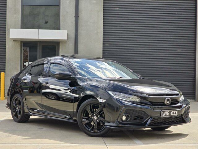 Used Honda Civic 10th Gen MY18 RS Thomastown, 2018 Honda Civic 10th Gen MY18 RS Black 1 Speed Constant Variable Hatchback