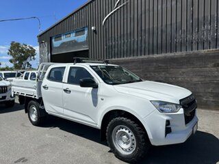 2020 Isuzu D-MAX RG MY21 SX Crew Cab White 6 Speed Sports Automatic Cab Chassis.