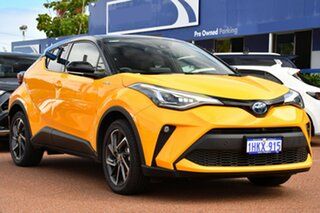 2021 Toyota C-HR ZYX10R Koba E-CVT 2WD Yellow and Black 7 Speed Constant Variable Wagon Hybrid.