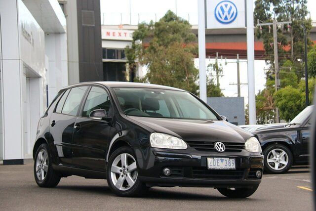 Used Volkswagen Golf V MY08 Pacific Tiptronic Port Melbourne, 2008 Volkswagen Golf V MY08 Pacific Tiptronic Black 6 Speed Sports Automatic Hatchback