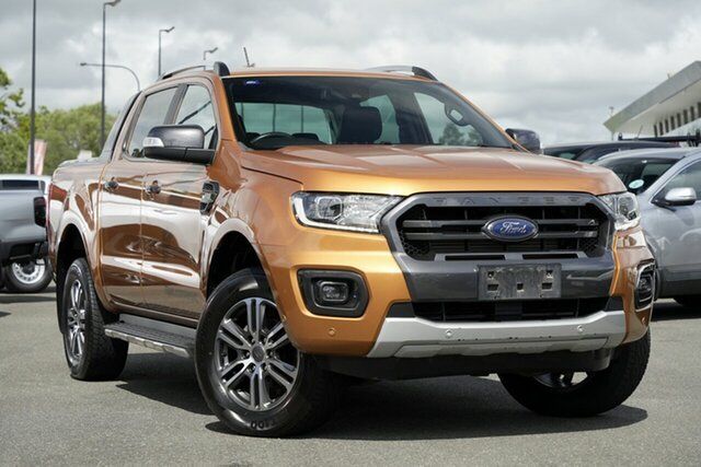 Used Ford Ranger PX MkIII 2021.25MY Wildtrak North Lakes, 2021 Ford Ranger PX MkIII 2021.25MY Wildtrak Orange 6 Speed Sports Automatic Double Cab Pick Up