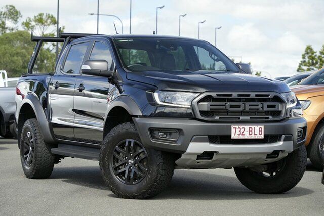 Used Ford Ranger PX MkIII 2020.25MY Raptor North Lakes, 2020 Ford Ranger PX MkIII 2020.25MY Raptor Black 10 Speed Sports Automatic Double Cab Pick Up