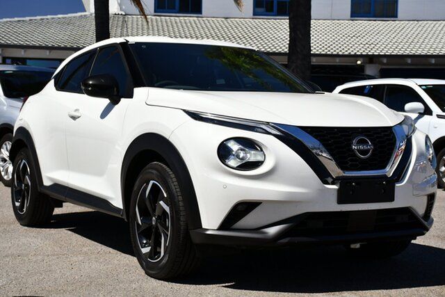 Used Nissan Juke F16 MY23.5 ST+ DCT 2WD Victoria Park, 2023 Nissan Juke F16 MY23.5 ST+ DCT 2WD White 7 Speed Sports Automatic Dual Clutch Hatchback