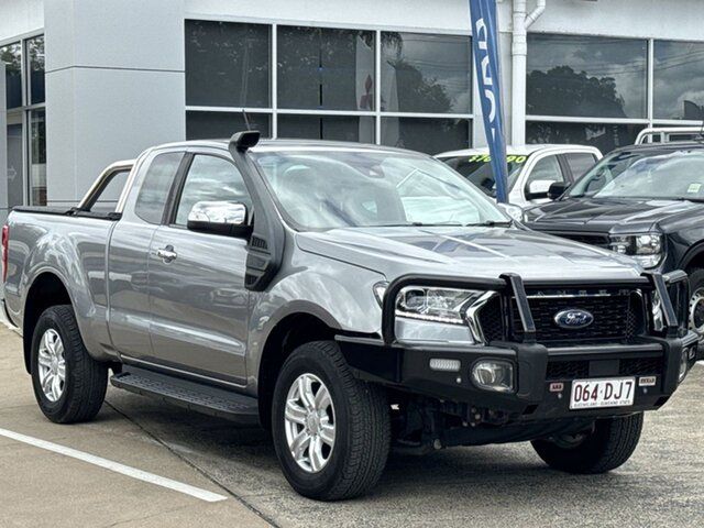 Used Ford Ranger PX MkIII 2021.75MY XLT Beaudesert, 2021 Ford Ranger PX MkIII 2021.75MY XLT Silver 6 Speed Sports Automatic Super Cab Pick Up