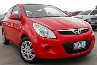 2011 Hyundai i20 PB MY11 Active Red 4 Speed Automatic Hatchback