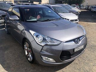 2013 Hyundai Veloster FS MY13 Street S.E. Silver 6 Speed Manual Coupe.