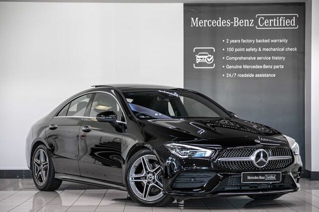 Certified Pre-Owned Mercedes-Benz CLA-Class C118 802MY CLA200 DCT Narre Warren, 2022 Mercedes-Benz CLA-Class C118 802MY CLA200 DCT Night Black 7 Speed Sports Automatic Dual Clutch