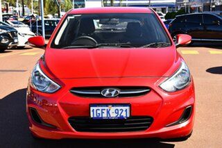 2016 Hyundai Accent RB3 MY16 Active Red 6 Speed Constant Variable Hatchback.