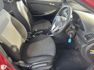 2013 Hyundai Accent RB Active Red 5 Speed Manual Hatchback.