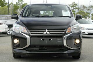 2020 Mitsubishi Mirage LB MY21 ES Black 1 Speed Constant Variable Hatchback