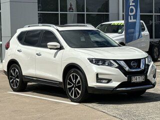 2019 Nissan X-Trail T32 Series II Ti X-tronic 4WD White 7 Speed Constant Variable Wagon.