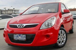 2011 Hyundai i20 PB MY11 Active Red 4 Speed Automatic Hatchback.
