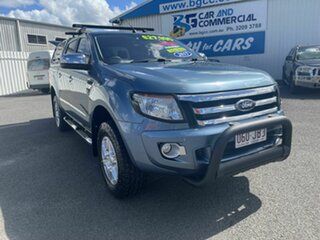 2015 Ford Ranger PX XLT Double Cab Blue 6 Speed Sports Automatic Utility