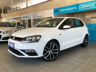 2015 Volkswagen Polo 6R MY15 GTI DSG White 7 Speed Sports Automatic Dual Clutch Hatchback.