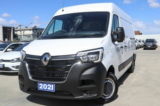 Used Renault Master X62 Phase 2 MY21 Pro Mid Roof MWB AMT 110kW Coburg North, 2021 Renault Master X62 Phase 2 MY21 Pro Mid Roof MWB AMT 110kW White 6 Speed