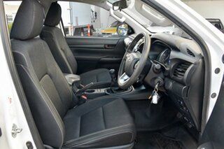 2018 Toyota Hilux GUN126R SR Double Cab White 6 Speed Manual Utility