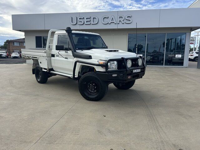 Pre-Owned Toyota Landcruiser VDJ79R Workmate Moree, 2020 Toyota Landcruiser VDJ79R Workmate White 5 Speed Manual Cab Chassis