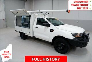 2020 Ford Ranger PX MkIII 2021.25MY XL White 6 Speed Sports Automatic Single Cab Chassis.