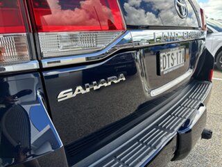 2018 Toyota Landcruiser VDJ200R MY16 Sahara (4x4) Onyx Blue 6 Speed Automatic Wagon