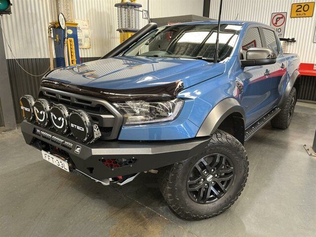 Used Ford Ranger PX MkIII MY19 Raptor 2.0 (4x4) McGraths Hill, 2019 Ford Ranger PX MkIII MY19 Raptor 2.0 (4x4) Blue 10 Speed Automatic Double Cab Pick Up