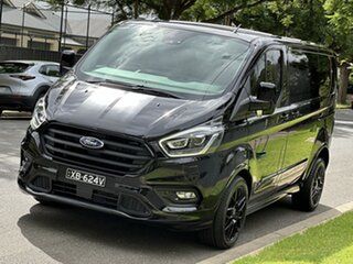2021 Ford Transit Custom VN 2021.25MY 320S (Low Roof) Sport Black 6 Speed Automatic Van.