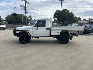 2020 Toyota Landcruiser VDJ79R Workmate White 5 Speed Manual Cab Chassis