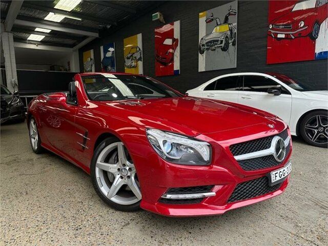 Used Mercedes-Benz SL-Class R231 Glebe, 2012 Mercedes-Benz SL-Class R231 SL500 BlueEFFICIENCY Red Sports Automatic Roadster