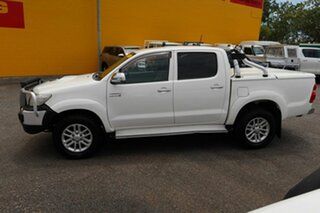 2012 Toyota Hilux KUN26R MY12 SR5 Double Cab White 5 Speed Manual Utility
