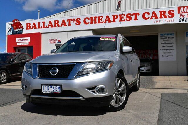 Used Nissan Pathfinder R52 TI (4x4) Wendouree, 2014 Nissan Pathfinder R52 TI (4x4) Silver Continuous Variable Wagon