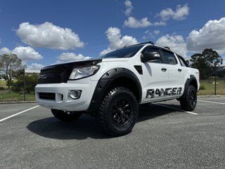 2014 Ford Ranger PX XLT Double Cab White 6 Speed Sports Automatic Utility