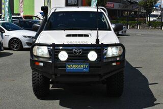 2012 Toyota Hilux KUN26R MY12 SR (4x4) White 5 Speed Manual Dual Cab Chassis.