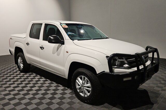 Used Volkswagen Amarok 2H MY19 TDI420 4MOTION Perm Core Acacia Ridge, 2019 Volkswagen Amarok 2H MY19 TDI420 4MOTION Perm Core White 8 speed Automatic Utility