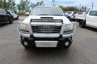 2012 Toyota Hilux KUN26R MY12 SR5 Double Cab White 5 Speed Manual Utility.