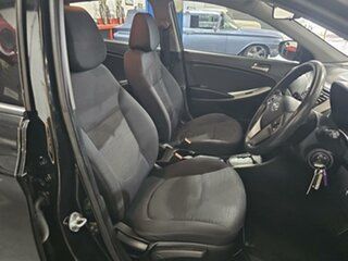 2016 Hyundai Accent RB4 MY16 Active Black 6 Speed CVT Auto Sequential Hatchback