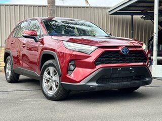 2022 Toyota RAV4 Axah52R GX (2WD) Hybrid Red Continuous Variable Wagon.