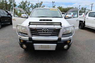 2012 Toyota Hilux KUN26R MY12 SR5 Double Cab White 5 Speed Manual Utility.