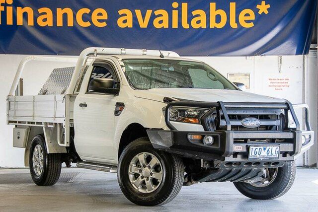 Used Ford Ranger PX MkII XL Hi-Rider Laverton North, 2015 Ford Ranger PX MkII XL Hi-Rider White 6 Speed Sports Automatic Cab Chassis
