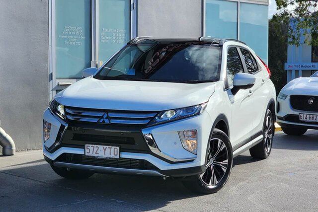 Used Mitsubishi Eclipse Cross YA MY19 Exceed AWD Albion, 2018 Mitsubishi Eclipse Cross YA MY19 Exceed AWD White 8 Speed Constant Variable Wagon