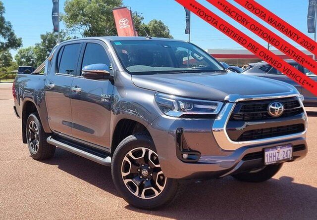 Pre-Owned Toyota Hilux GUN126R SR5 Double Cab Balcatta, 2021 Toyota Hilux GUN126R SR5 Double Cab Graphite 6 Speed Sports Automatic Utility