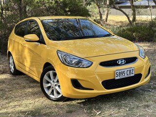 2018 Hyundai Accent RB6 MY18 Sport Yellow 6 Speed Sports Automatic Hatchback.