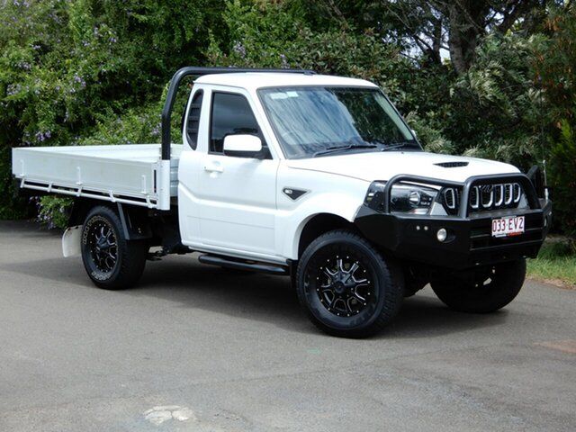 Used Mahindra Pik-Up MY21 S6+ 4x4 With GPA Tray Toowoomba, 2022 Mahindra Pik-Up MY21 S6+ 4x4 With GPA Tray White 6 Speed Manual Cab Chassis